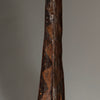 A SIMPLE LONG WOODEN SHIELD WITH PIGMENT DECORATION, DINKA TRIBE OF EAST AFRICA ( No 4234 )