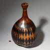 A BOLDLY DECORATED MEDIUM SIZED GOURD FROM TUTSI TRIBE OF RWANDA E.AFRICA ( No 4279)