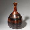 A BOLDLY DECORATED MEDIUM SIZED GOURD FROM TUTSI TRIBE OF RWANDA E.AFRICA ( No 4279)