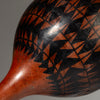 A PETITE, FINELY DECORATED GOURD VESSEL FROM TUTSI TRIBE OF RWANDA E. AFRICA ( No 4233