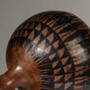 A SMALL, BEAUTIFULLY DECORATED GOURD VESSEL FROM TUTSI TRIBE OF RWANDA E. AFRICA ( No 4232 )