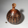 JT SOLD A SHAPELY, SMALL WELL DECORATED GOURD VESSEL FROM TUTSI TRIBE OF RWANDA E. AFRICA ( No 4231 )