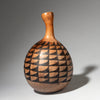 JT SOLD A SHAPELY, SMALL WELL DECORATED GOURD VESSEL FROM TUTSI TRIBE OF RWANDA E. AFRICA ( No 4231 )