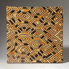 A MOUNTED RAFFIA PANEL SQUARE FROM THE KUBA PEOPLE OF CONGO ( No 4176) (Copy)