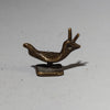 A DETAILED ANTIQUE BIRD , 18THC/19THC GOLD MEASURING WEIGHT BAULE TRIBE IVORY COAST ( No 4275 )