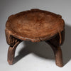 A MEDIUM SIZED OLD AND PRETTY STOOL FROM THE HE HE TRIBE TANZANIA ( No 4272 )