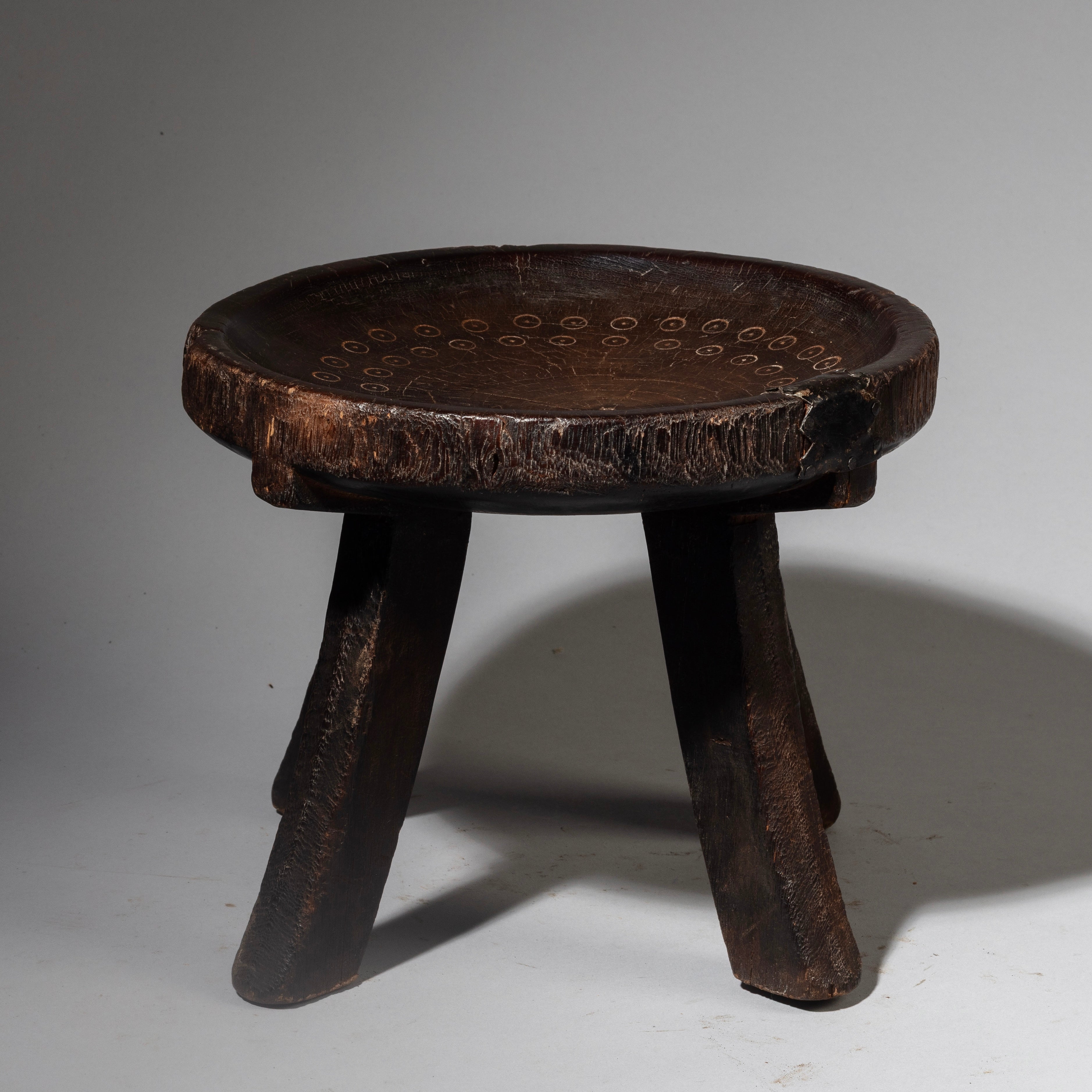 Sold A SIMPLE WOODEN STOOL FROM THE HE HE TRIBE OF TANZANIA ( No 4237 )