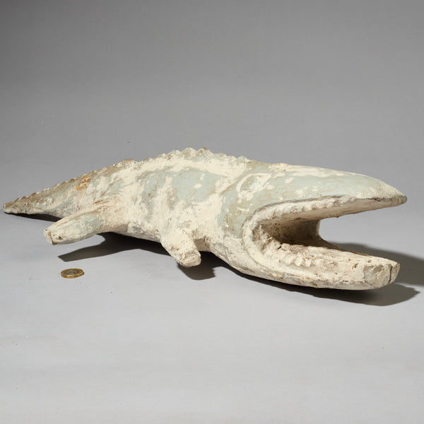 A LARGE CROCODILE NATURE SPIRIT, EWE TRIBE GHANA ( No 2804 )