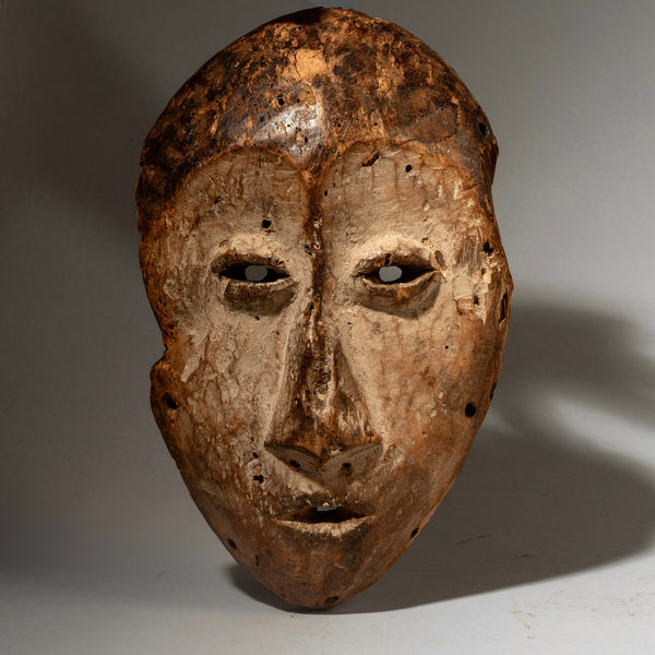 A WELL USED LEGA TRIBE MASK FROM THE CONGO [No 4309]