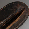 A GRAPHIC BLACK + WHITE MASK FROM THE CONGO,  CENTRAL AFRICA (No 4313 )