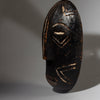 A GRAPHIC BLACK + WHITE MASK FROM THE CONGO,  CENTRAL AFRICA (No 4313 )