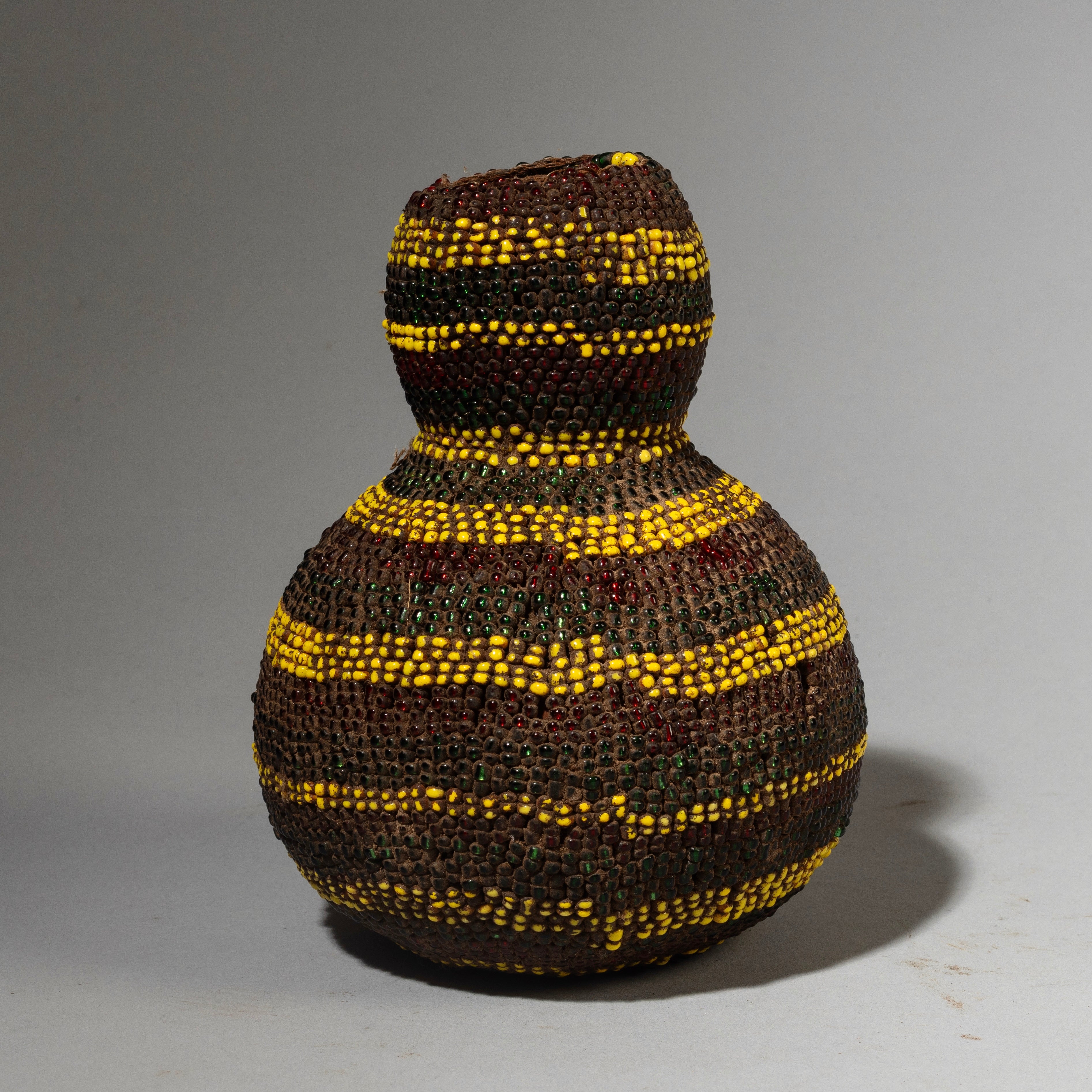 AN EYE CATCHING BEADED GOURD DOLL, FROM KAMBA TRIBE, KENYA ( No 4226 ) (Copy)