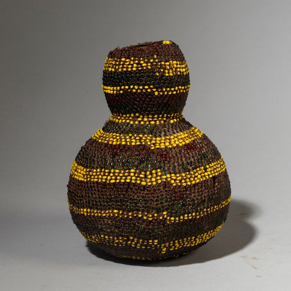 AN EYE CATCHING BEADED GOURD DOLL, FROM KAMBA TRIBE, KENYA ( No 4226 ) (Copy)
