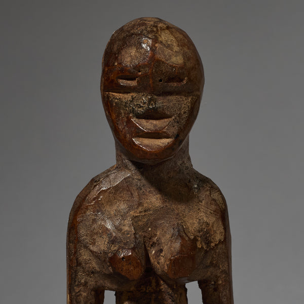 A WELL PATINATED ANCESTOR FIGURE, ADAN TRIBE OF GHANA ( No 2692)