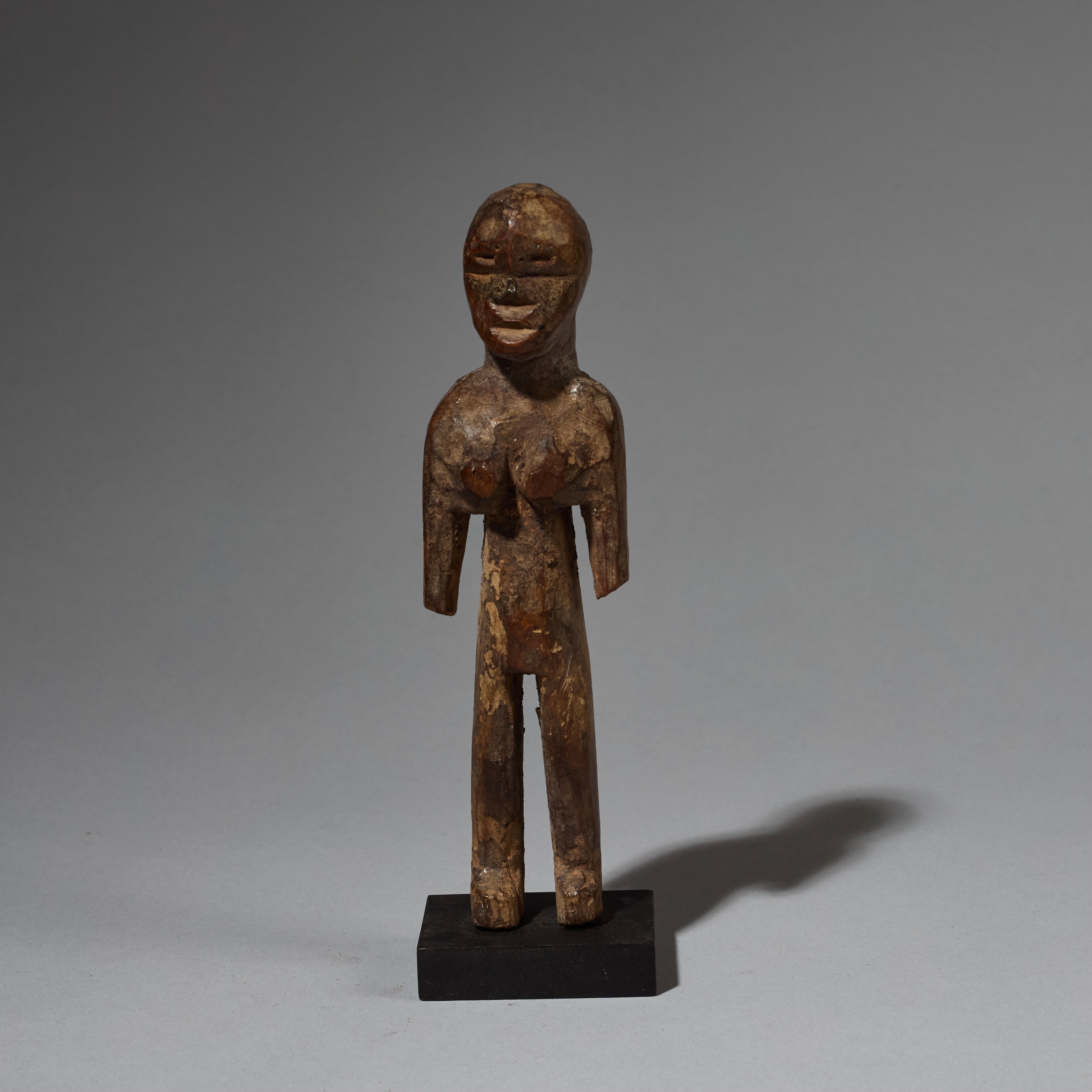 A WELL PATINATED ANCESTOR FIGURE, ADAN TRIBE OF GHANA ( No 2692)