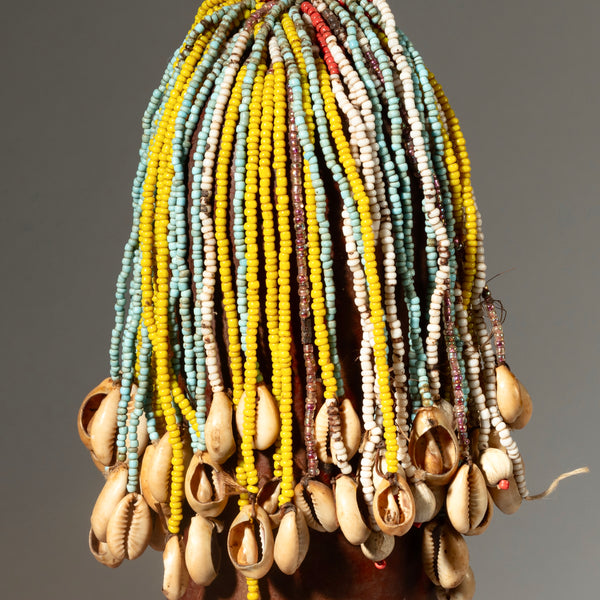 RESERVED AWAITING PAYMENT …………A QUIRKY GOURD DOLL, FROM NYAMWESI TRIBE, TANZANIA ( No 4265 )