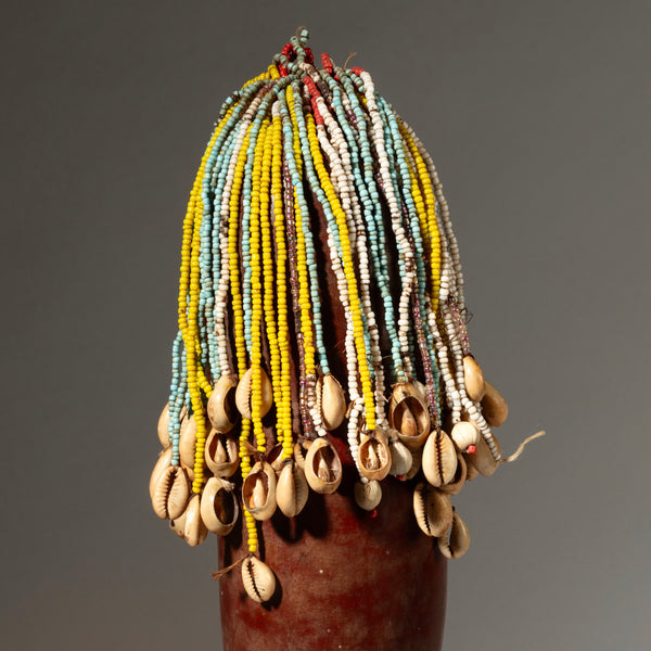 RESERVED AWAITING PAYMENT …………A QUIRKY GOURD DOLL, FROM NYAMWESI TRIBE, TANZANIA ( No 4265 )