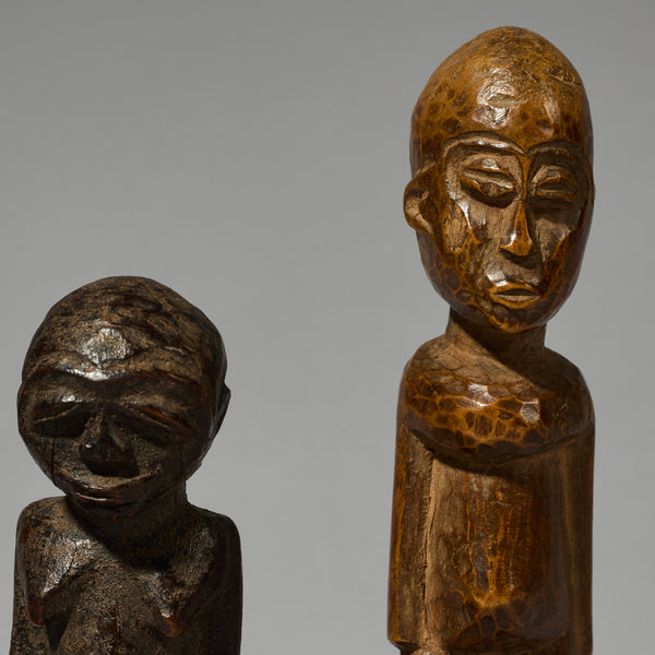 A GROUP OF LIKEABLE CHARM FIGURES, LOBI TRIBE OF THE IVORY COAST, W.AFRICA ( No 2776 )