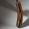 A SMALL PAINTED WOOD SHIELD FROM KIKUYU TRIBE EAST AFRICA ( No 4253