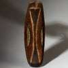 A SMALL PAINTED WOOD SHIELD FROM KIKUYU TRIBE EAST AFRICA ( No 4253