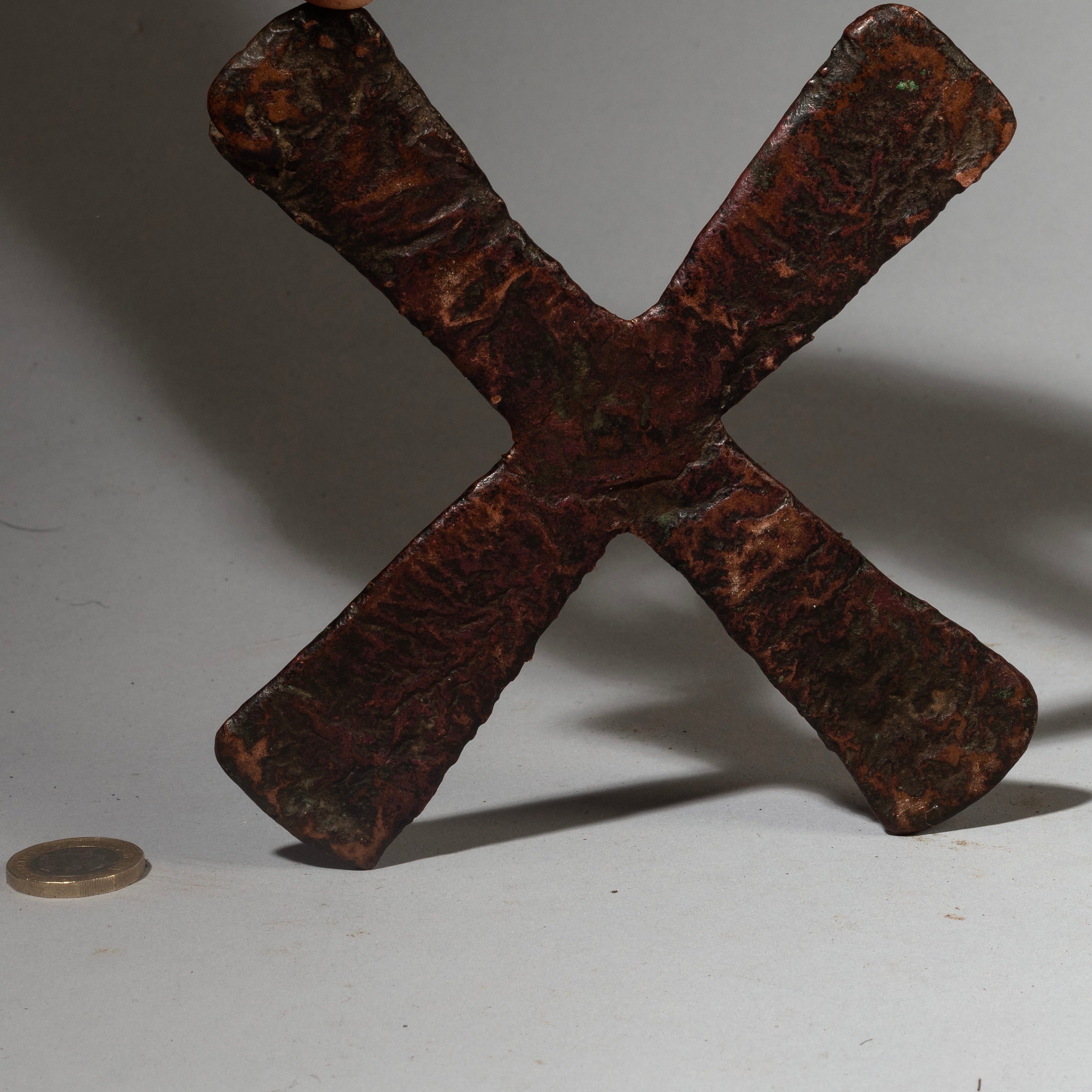 A SHAPELY COPPER KATANGA CURRENCY FROM THE CONGO ( No 4295)