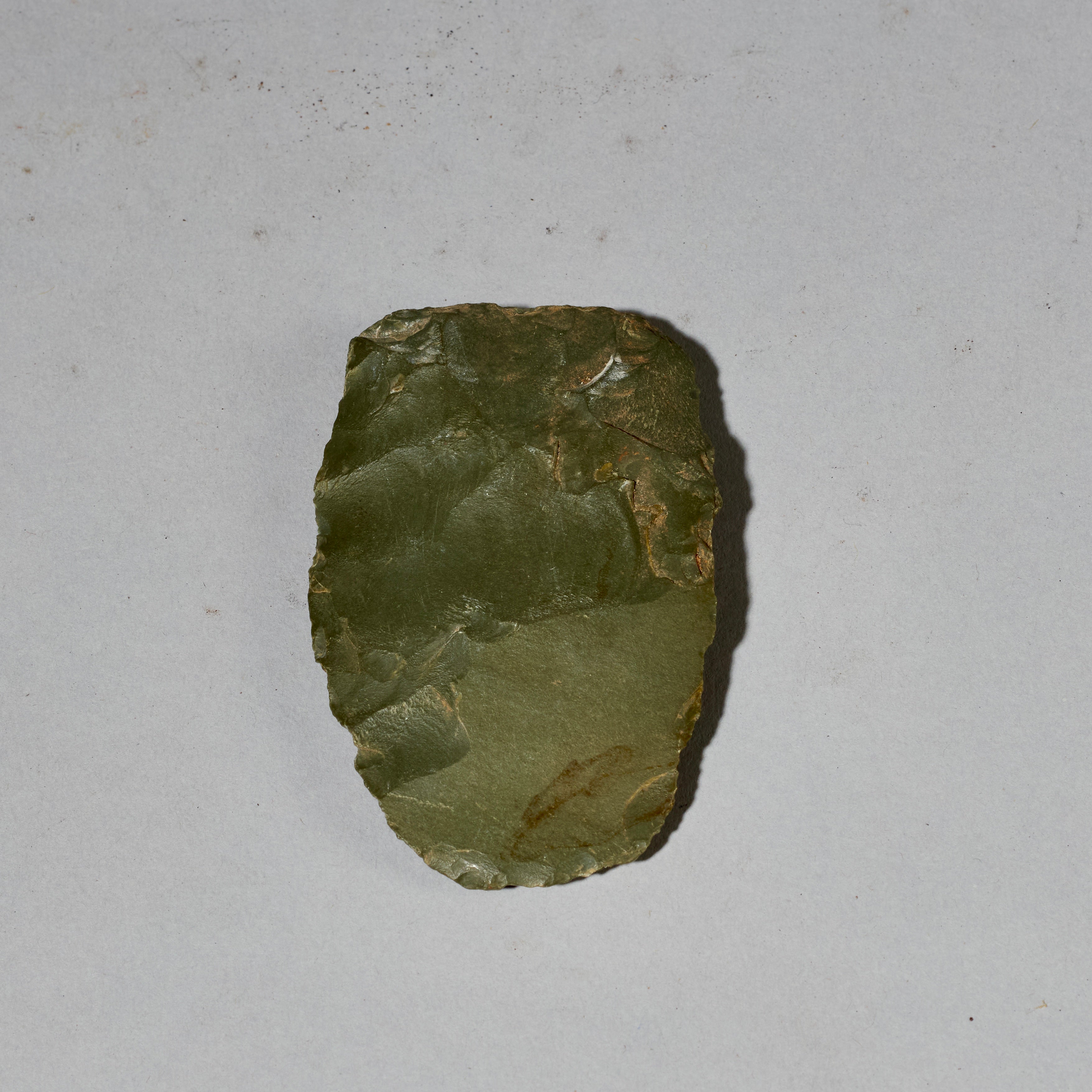 A GREEN STONE HAND AXE FROM THE NEOLITHIC PERIOD, SAHARA ( No 2737 )