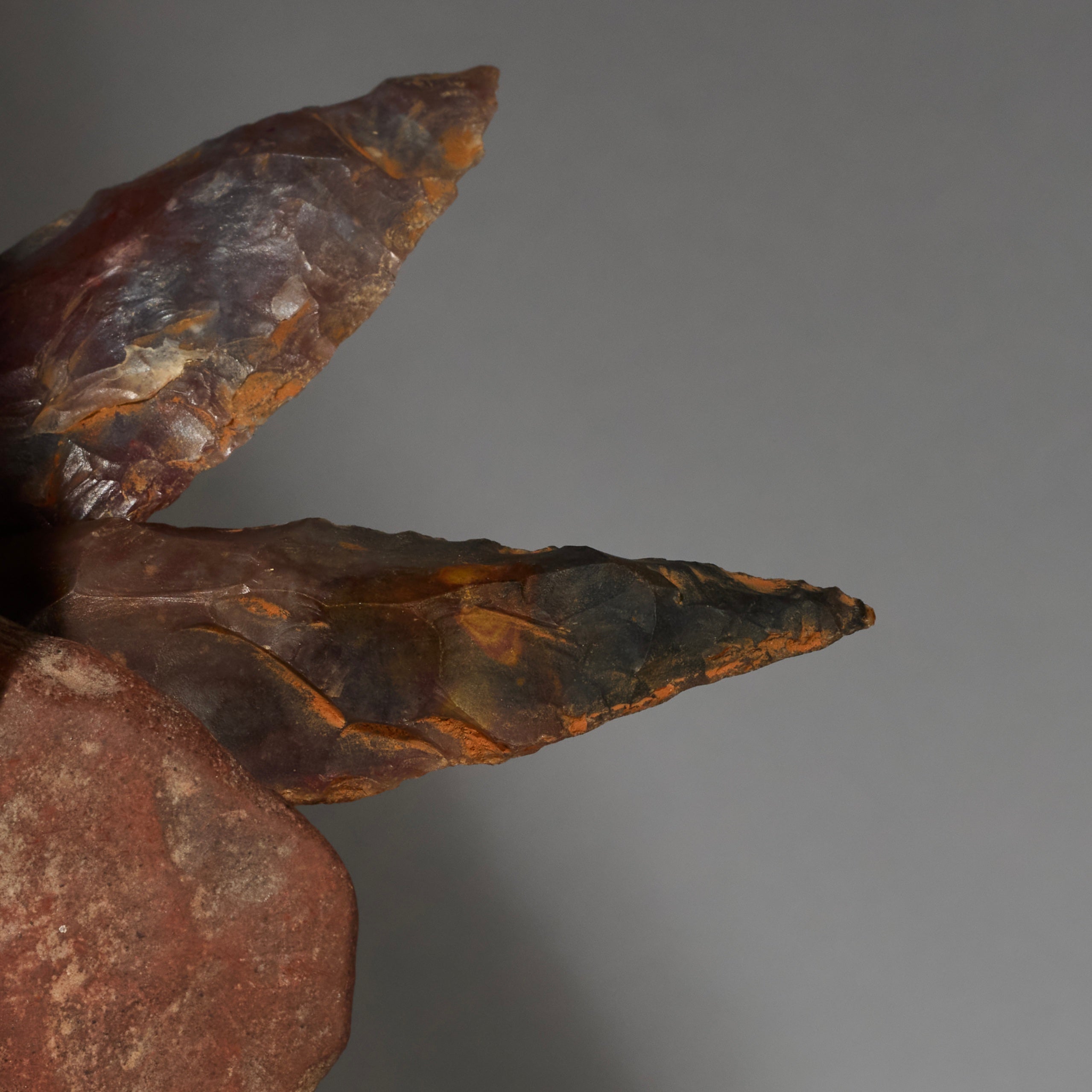 A TRIO OF 3 NEOLITHIC FLINTS FROM THE SAHARA  ( No 2736 )