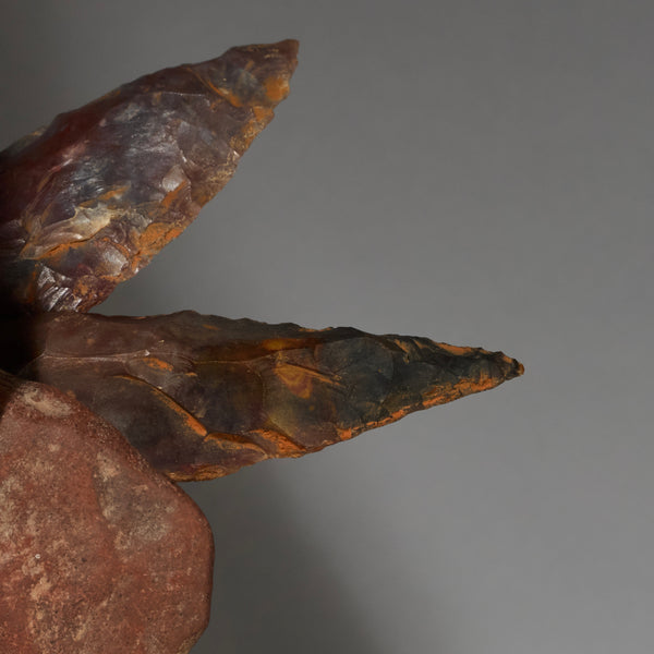 A TRIO OF 3 NEOLITHIC FLINTS FROM THE SAHARA  ( No 2736 )