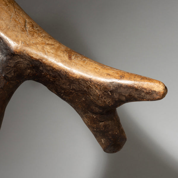 A LARGE ORGANIC FORM DINKA TRIBE HEADREST PILLOW[ No 4315]