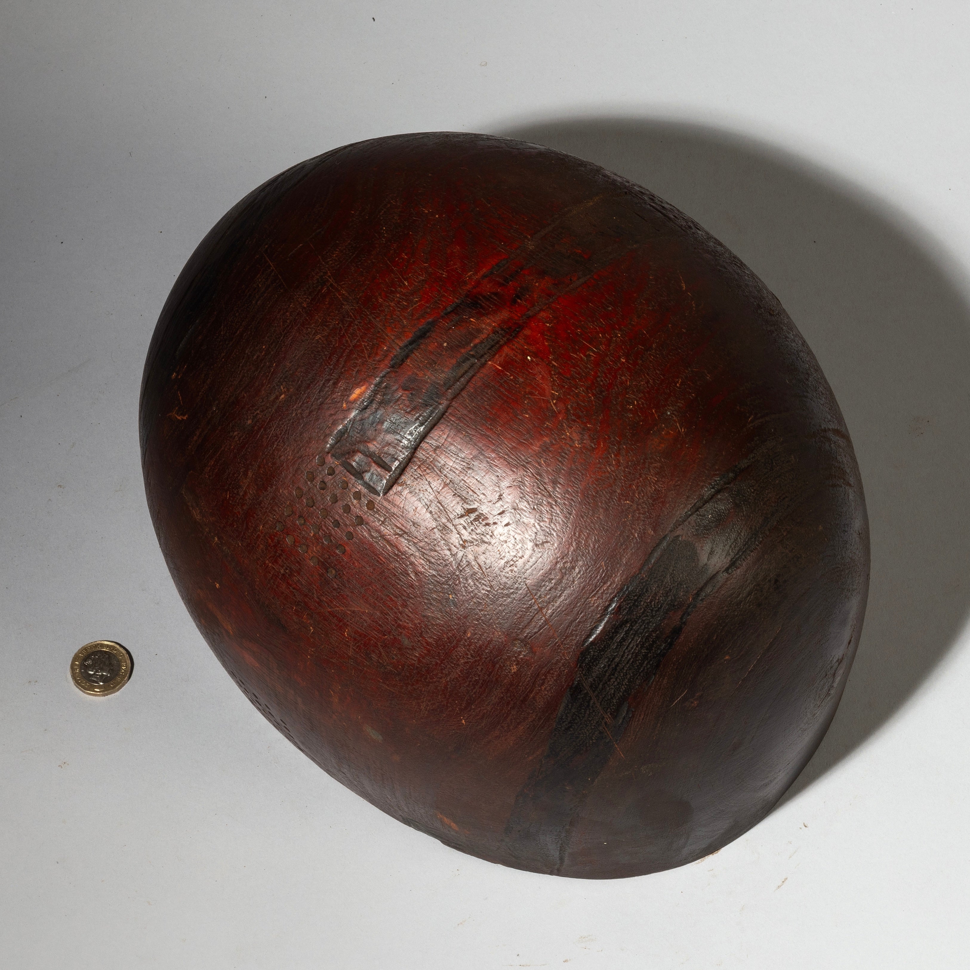 A TRADITIONAL WOODEN BOWL, TURKANA TRIBE KENYA ( No 4263 )