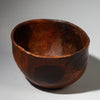A DEEP MEDIUM SIZED WOODEN BOWL, TURKANA TRIBE KENYA ( No 4262 )