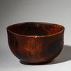 A DEEP MEDIUM SIZED WOODEN BOWL, TURKANA TRIBE KENYA ( No 4262 )