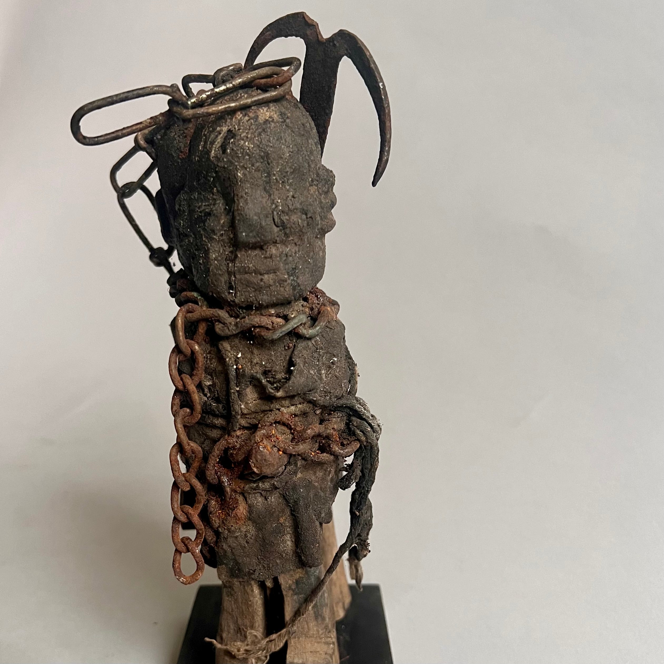 A BACK TO BACK FETISH FIGURE, EWE TRIBE OF GHANA ( No 2691)