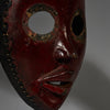 A COLOURFUL MASK FROM THE DAN TRIBE OF THE IVORY COAST ( No 2761 )