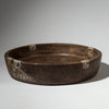 A DENSE HEAVY LARGE  WOODEN BOWL, TUTSI TRIBE RWANDA ( No 4247 )