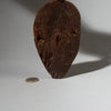 A PRECISE PASSPORT MASK WITH REMNANTS OF PIGMENT , LEGA TRIBE CONGO ( No 4267 )