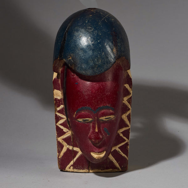 A PAINTED FAMILY MASK, BAULE TRIBE OF THE IVORY COAST W AFRICA ( No 2762 )