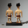 A PAIR OF HANDSOME EWE VENAVI DOLLS FROM THE EWE TRIBE GHANA &nbsp;( No 4291 )
