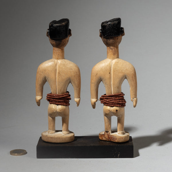 A PAIR OF HANDSOME EWE VENAVI DOLLS FROM THE EWE TRIBE GHANA &nbsp;( No 4291 )