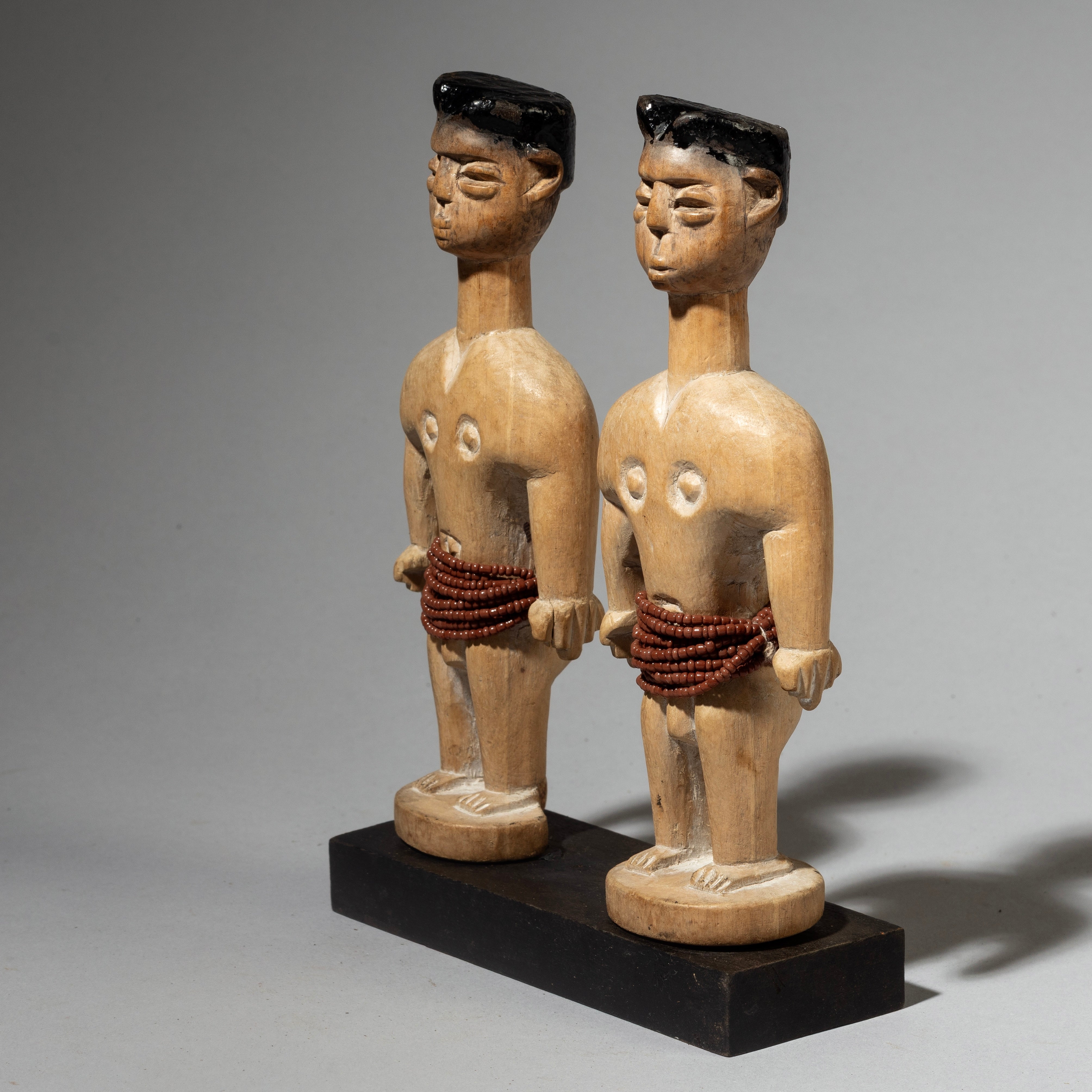 A PAIR OF HANDSOME EWE VENAVI DOLLS FROM THE EWE TRIBE GHANA  ( No 4291 )