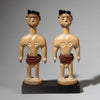 A PAIR OF HANDSOME EWE VENAVI DOLLS FROM THE EWE TRIBE GHANA &nbsp;( No 4291 )