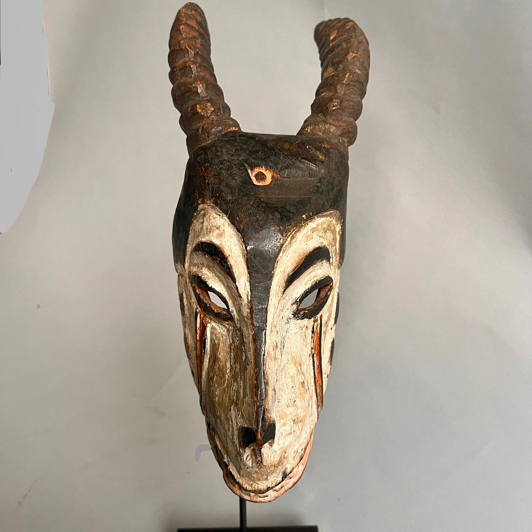 A SMALLER ANTELOPE MASK, IGBO TRIBE NIGERIA ( No 2702)