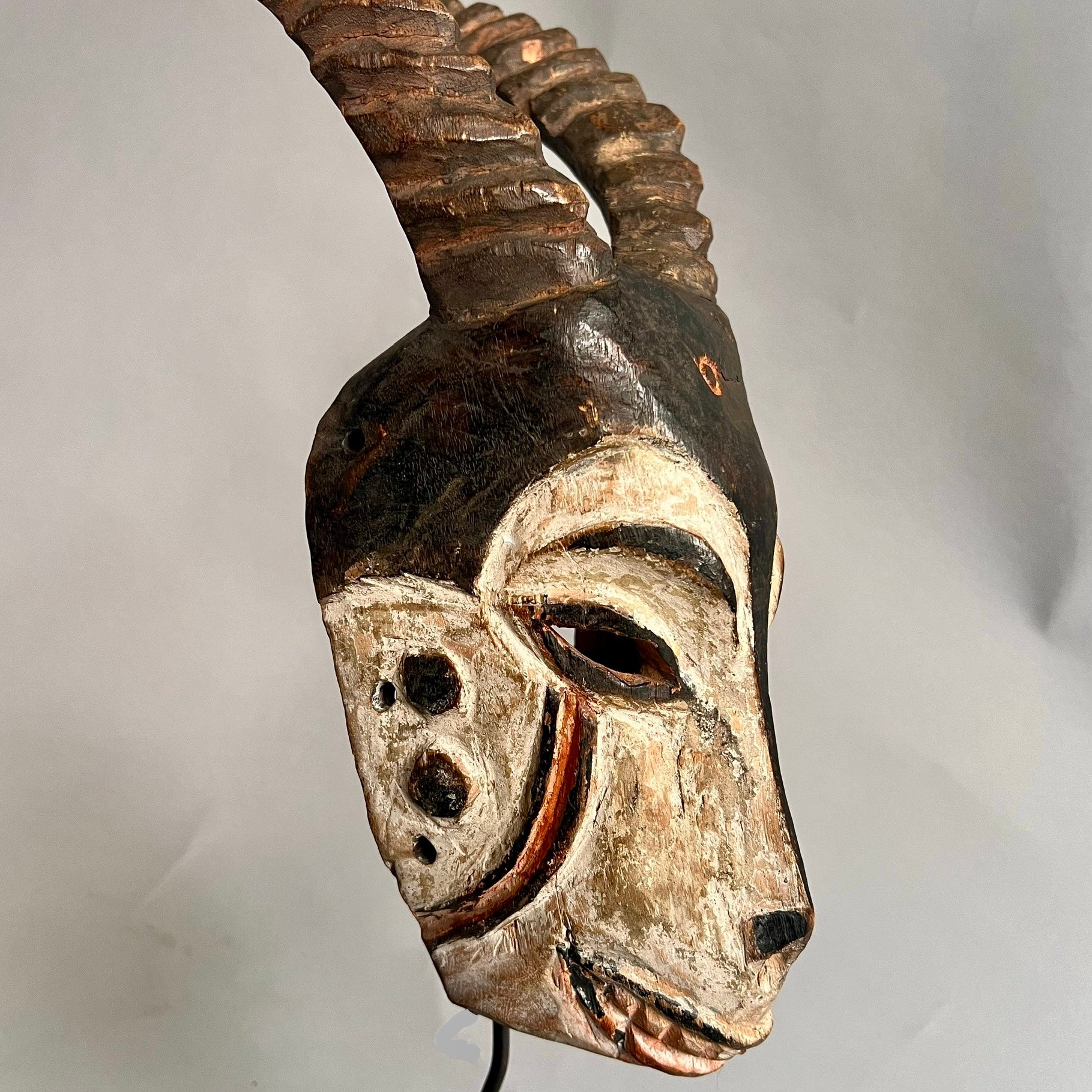 A SMALLER ANTELOPE MASK, IGBO TRIBE NIGERIA ( No 2702)