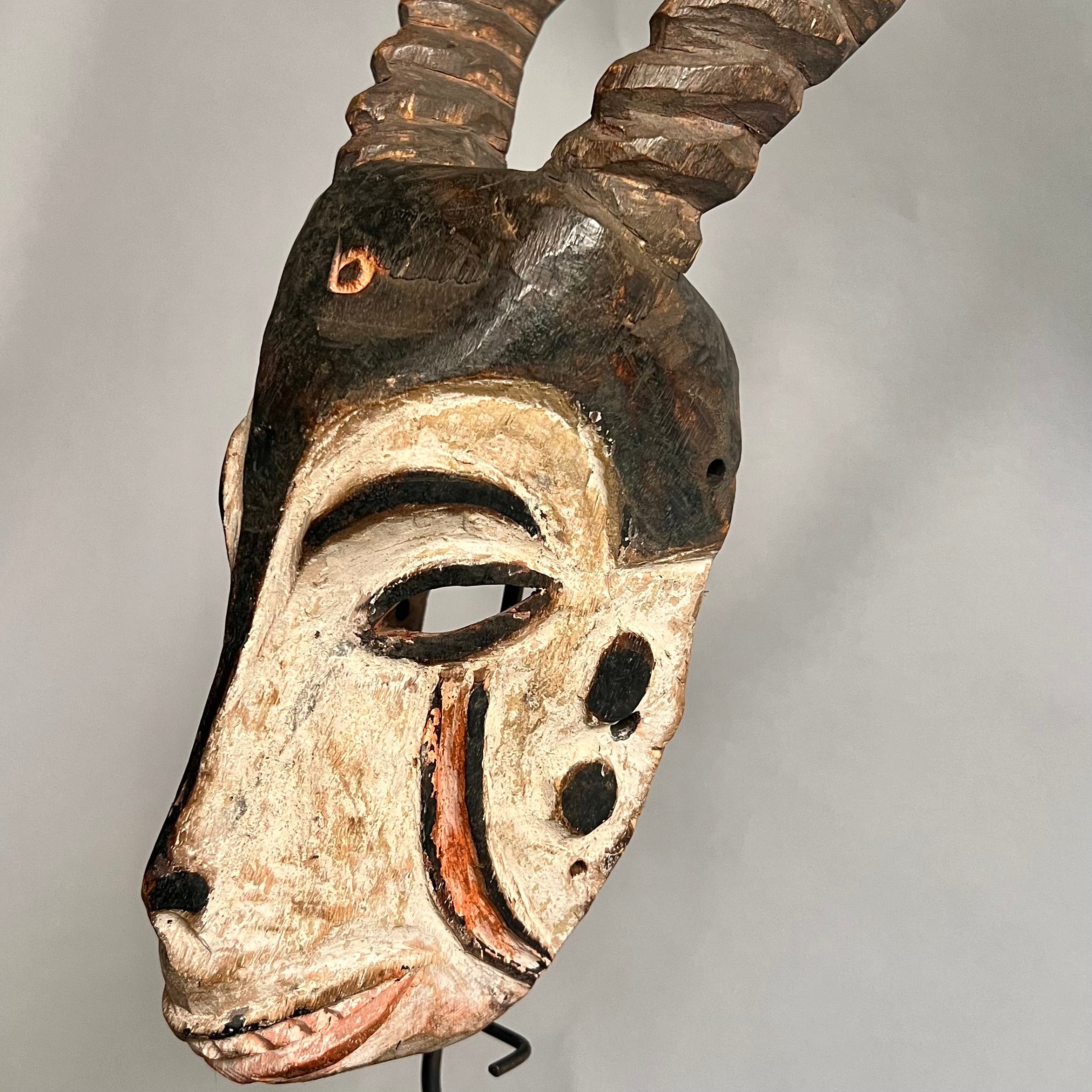 A SMALLER ANTELOPE MASK, IGBO TRIBE NIGERIA ( No 2702)