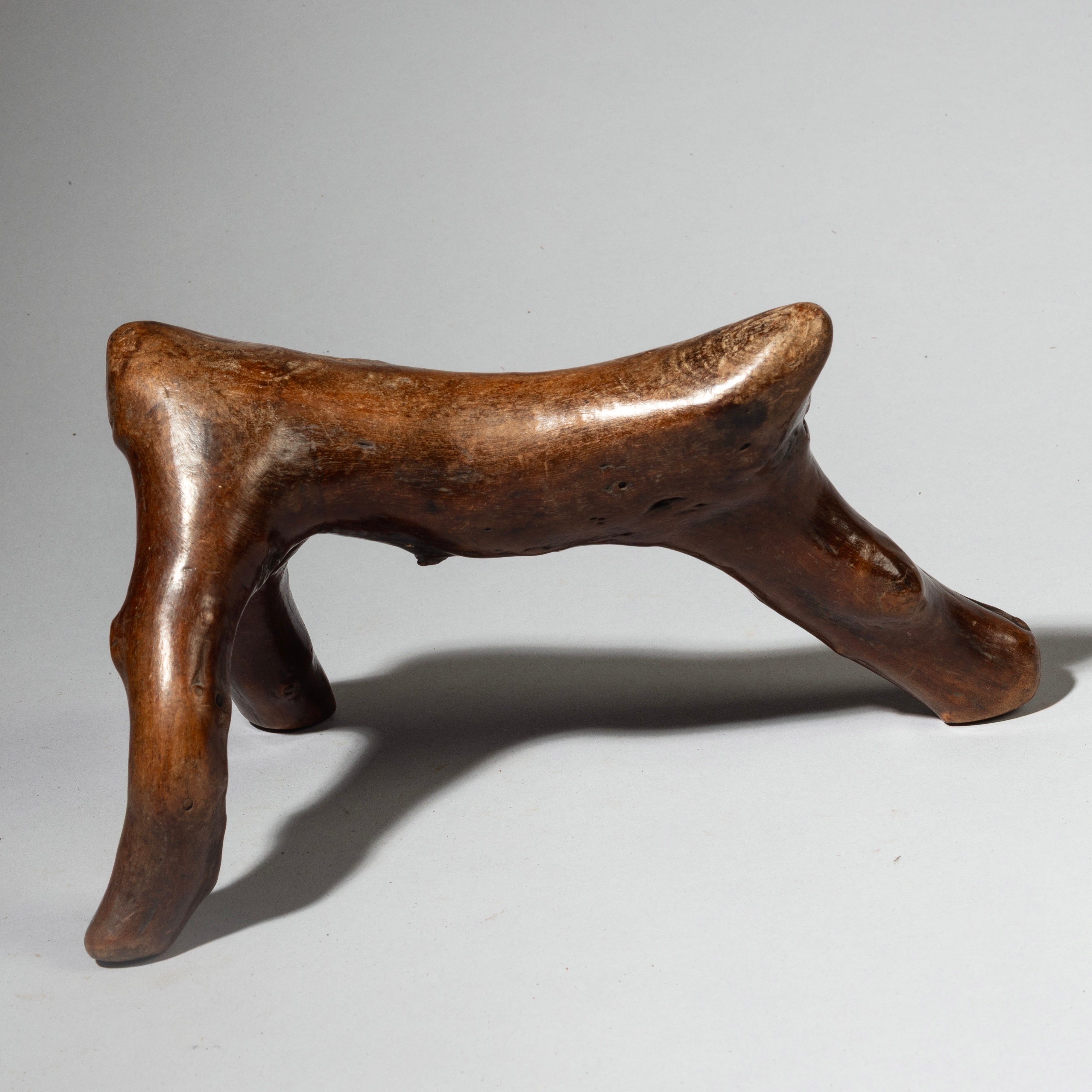 A LOVELY TACTILE ORGANIC HEADREST FROM THE RENDILLE TRIBE OF KENYA  (No 4251 )