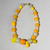 A MIXED TRADE BEAD+ RECYCLED GLASS + RESIN NECKLACE ( NO 4290)