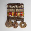 A GORGEOUS GEOMETRIC GLASS BEAD PLAQUE, SAMBURU TRIBE KENYA  ( No 4259