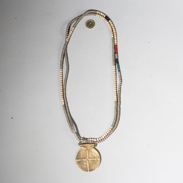 A STYLISH PENDANT NECKLACE, LEGA PEOPLE OF THE CONGO ( No 4260 )