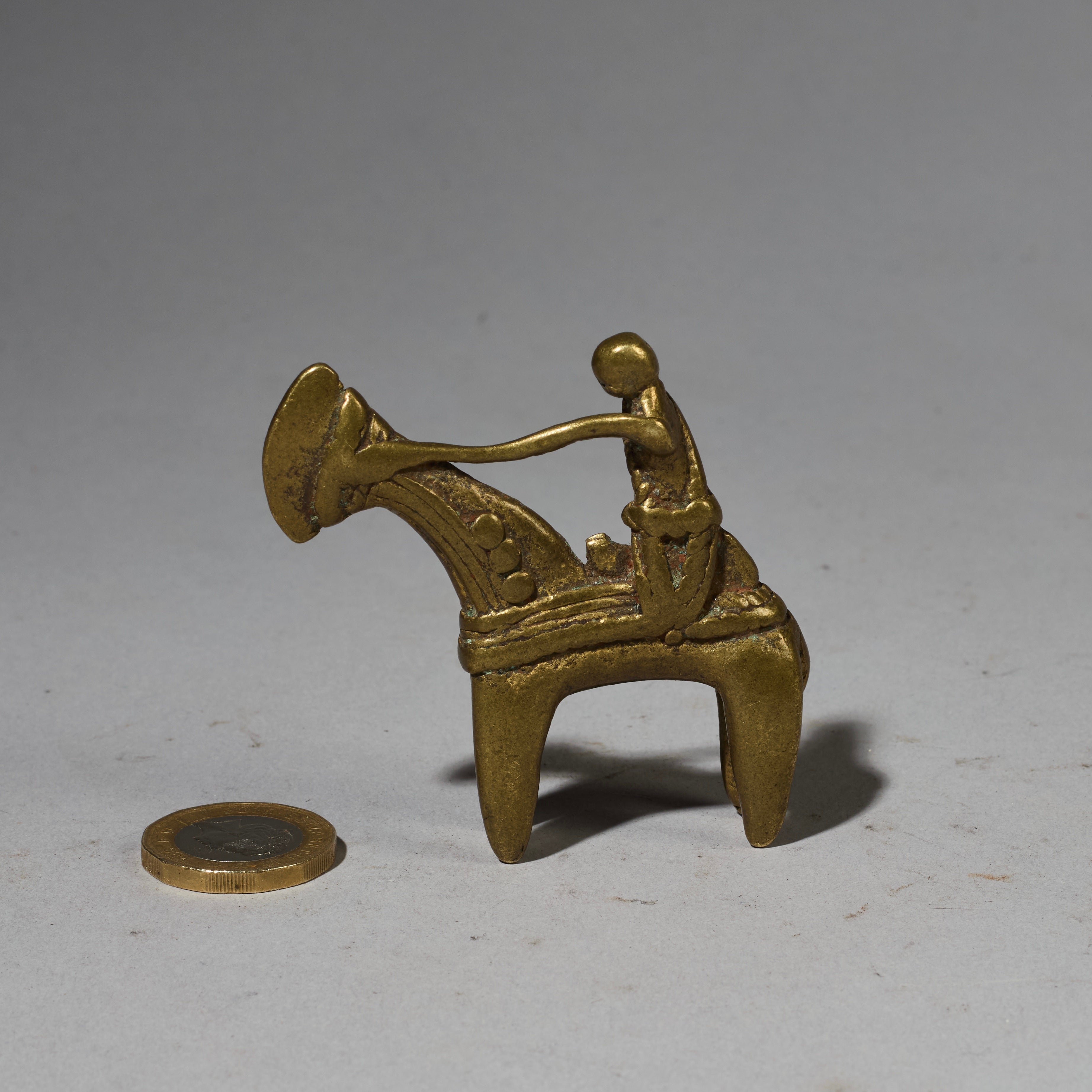 A DETAILED KOTOKO HORSE AND RIDER, CAMEROON /CHAD ( No 2751