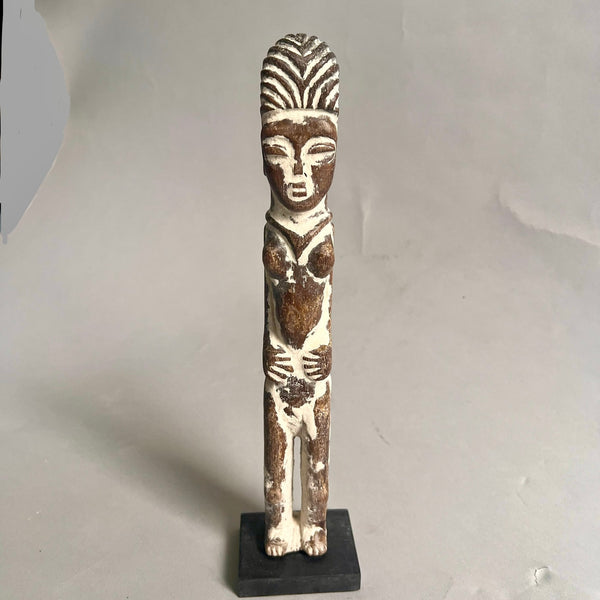 A TALL + SLENDER ALTAR FIGURE, EWE TRIBE GHANA ( No 2674)